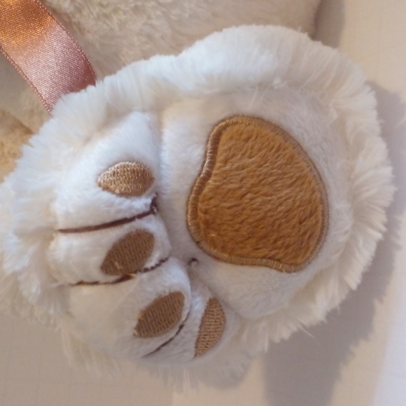 KELLYTOY ORIGINAL teddy bear, off white and brown w tags. EUC. - Picture 4 of 11